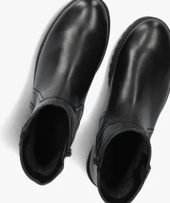 zwarte gabor enkellaarsjes 724.2