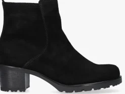 zwarte gabor enkellaarsjes 800.1