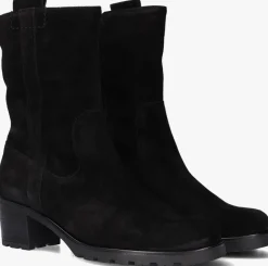 zwarte gabor enkellaarsjes 806