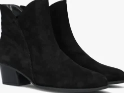 zwarte gabor enkellaarsjes 680.2