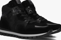 zwarte gabor hoge sneakers 755