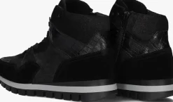 zwarte gabor hoge sneakers 755