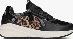zwarte gabor lage sneakers 598