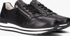 zwarte gabor lage sneakers 528