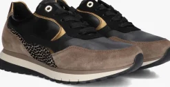 zwarte gabor lage sneakers 375