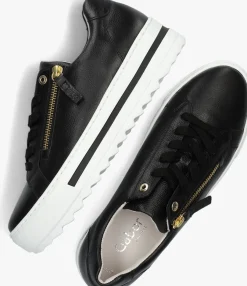 zwarte gabor lage sneakers 498