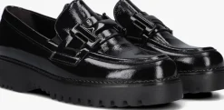 zwarte gabor loafers 452