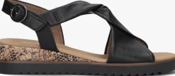 zwarte gabor sandalen 751