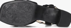 zwarte gabor sandalen met hak 953