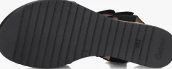 zwarte gabor sandalen met hak 750.2