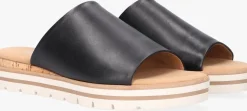 zwarte gabor slippers 770.1