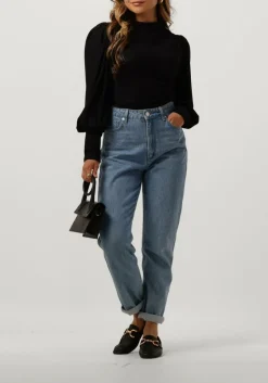 zwarte gestuz blouses rifagz puff blouse noos