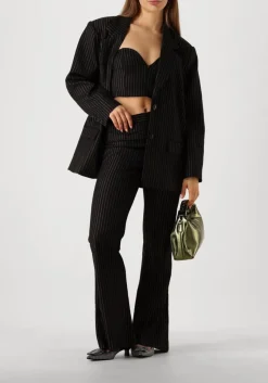 zwarte gestuz flared broek caylinagz hw pants