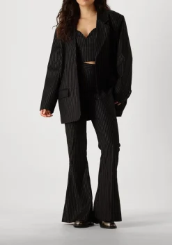 zwarte gestuz flared broek caylinagz hw pants