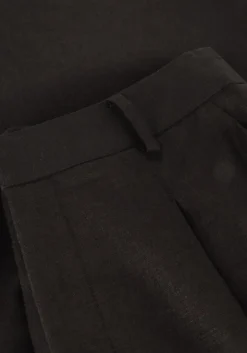 zwarte gestuz pantalon elarahgz linen hw pants
