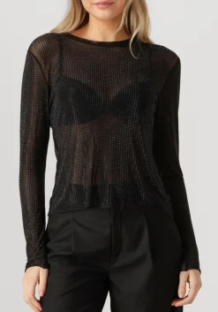 zwarte gestuz top gzkareen top