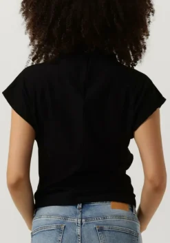 zwarte gestuz top rifagz tee