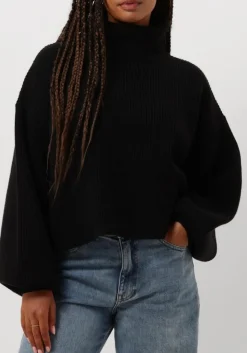zwarte gestuz trui mebagz short pullover