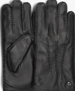 zwarte gianni chiarini handschoenen nappa leather gloves