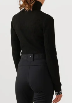zwarte goldbergh coltrui mira long sleeve knit sweater