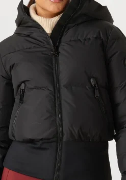 zwarte goldbergh gewatteerde jas village ski jacket