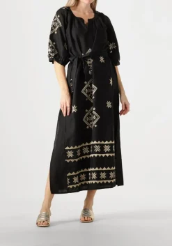 zwarte greek archaic kori maxi jurk 230652