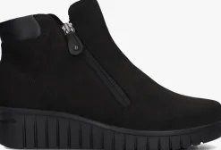 zwarte hartjes enkelboots 172.2201 country boot