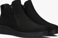 zwarte hartjes enkelboots 172.2201 country boot