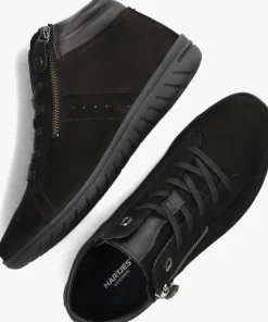 zwarte hartjes hoge sneakers 172.0836 casual boot