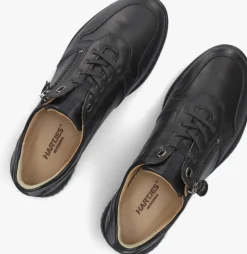 zwarte hartjes lage sneakers 162.1105/99