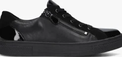 zwarte hassia lage sneakers 301233 led zwart