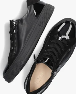 zwarte hassia lage sneakers 301233 led zwart