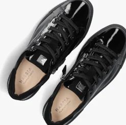 zwarte hassia lage sneakers asti