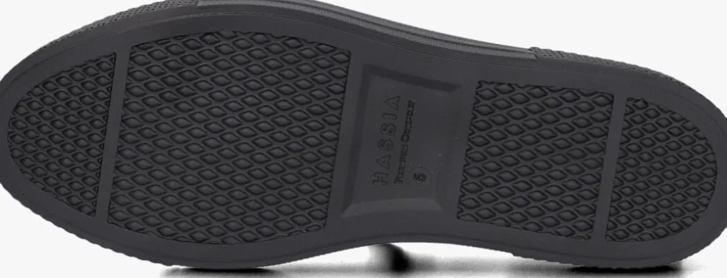 zwarte hassia lage sneakers 301135