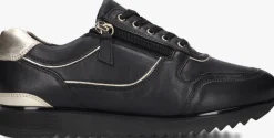 zwarte hassia lage sneakers porto
