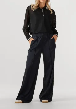 zwarte haute l'amitié polo drift polo blouse