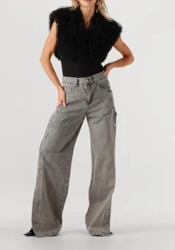 zwarte haute l'amitié top new funky bodysuit