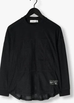 zwarte haute l'amitié tops & t-shirts drift ls sports blouse