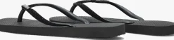 zwarte havaianas teenslippers slim glitter ii