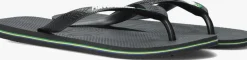 zwarte havaianas teenslippers brasil logo