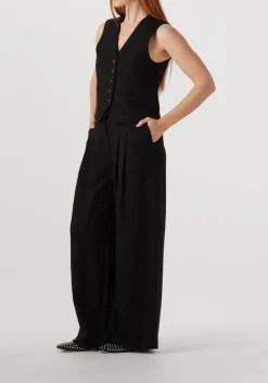 zwarte herskind broeken lotus pants