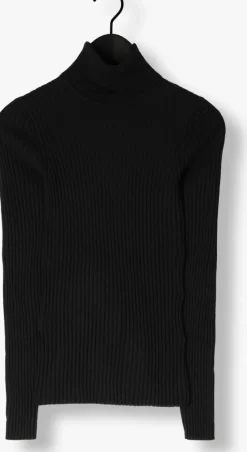 zwarte herskind coltrui bob blouse