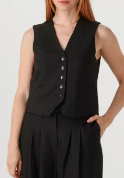 zwarte herskind gilet double up vest