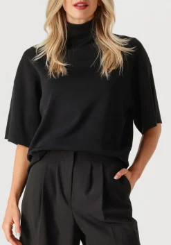 zwarte herskind t-shirt brittany knit t-shirt