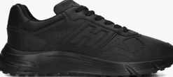 zwarte hogan lage sneakers hyperlight allacciato h