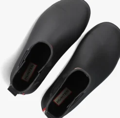 zwarte hunter regenlaarzen womens original short