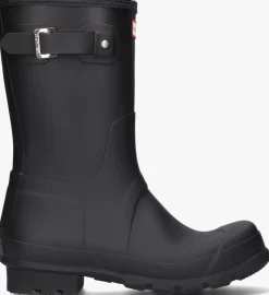 zwarte hunter regenlaarzen mens original short