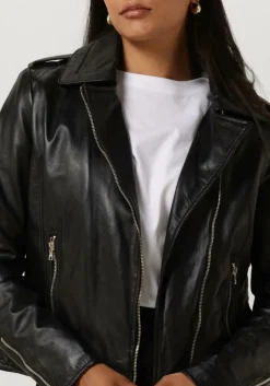 zwarte ibana leren jas bear blaze