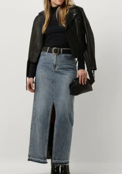 zwarte ibana leren jas blinn