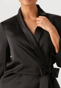 zwarte ibana mini jurk dulce